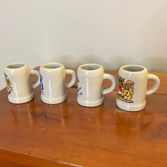 4 mini beer steins - Picture 2 of 6
